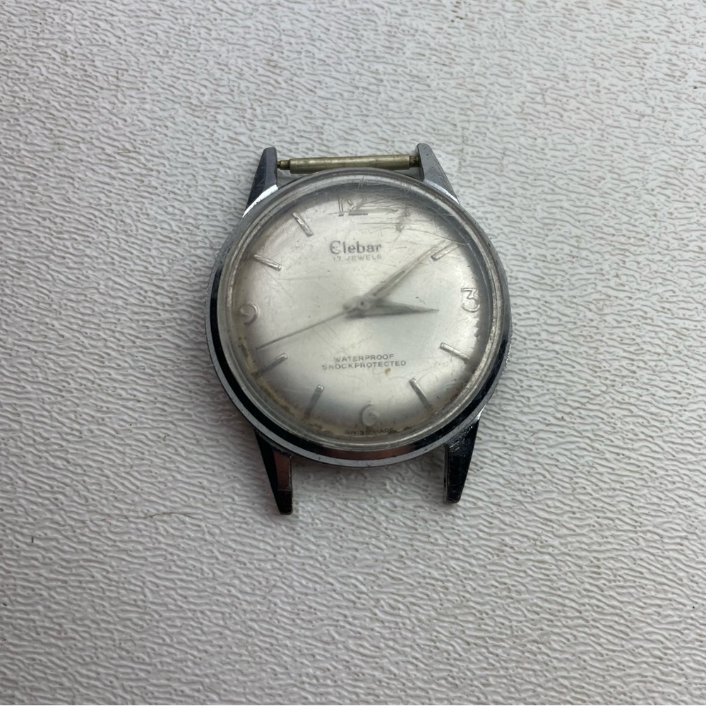 Swiss Made Clebar 17 Jewels Wind Up Mechanical Vintage Men's Watch